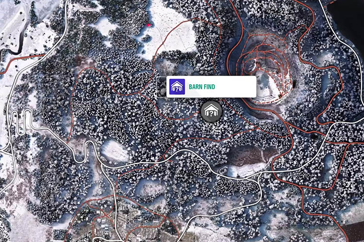 Forza Horizon 4 Barn Find locations map, including seasonal Barn