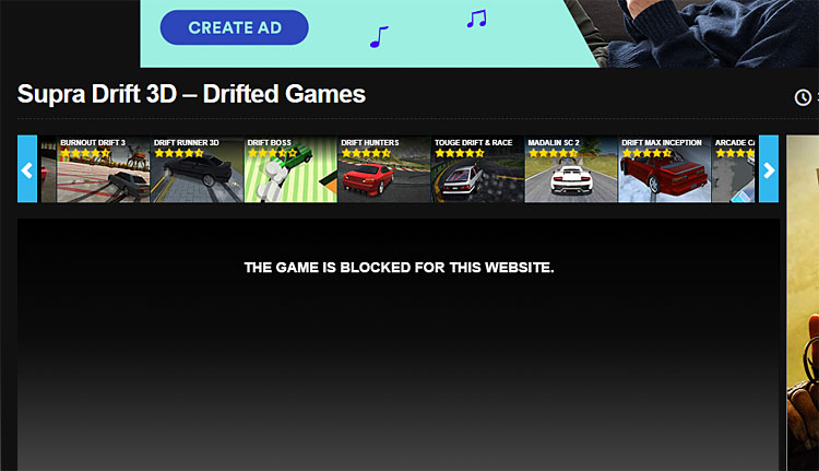 Drifted Games, Drifted.com
