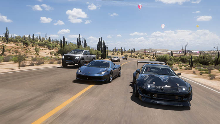 Forza Horizon on X: The new seamless surface platforms in
