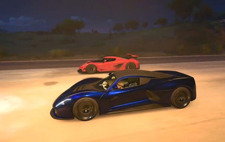 jesko vs venom drag race fastest cars in forza horizon 5