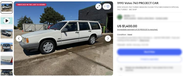 1990 volvo 740 cheap