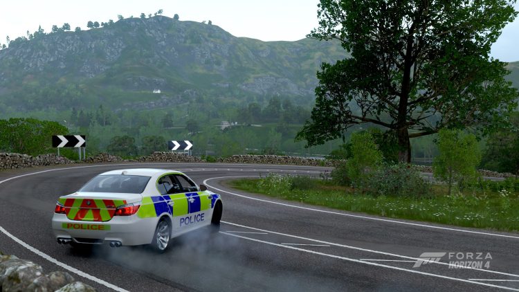 bmw m5 police car- drifting forza horizon 4 delisting