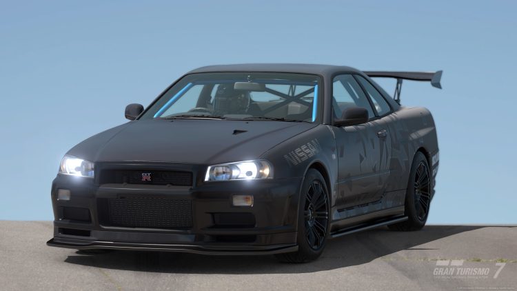 nissan skyline r34 gtr gran turismo 8