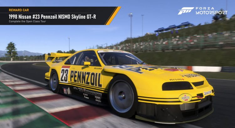 1998 nissan 23 pennzoil nismo skyline r33 gtr forza motorsport update 11