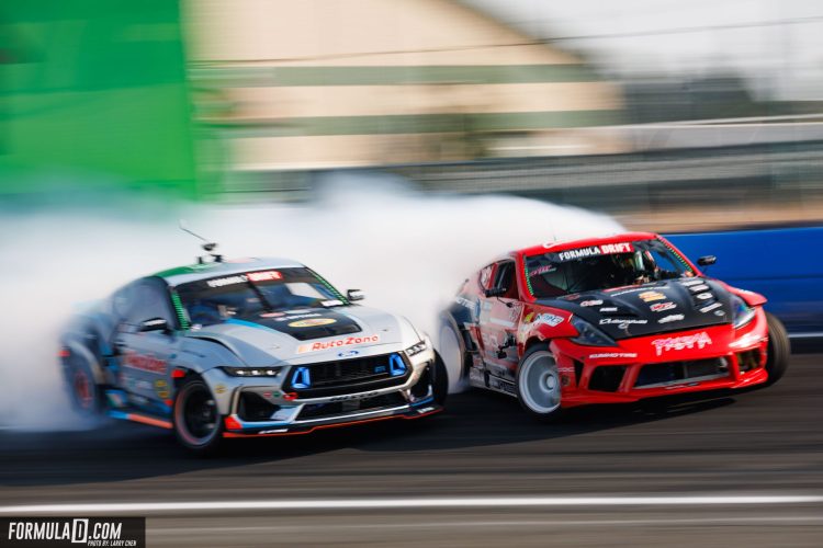 james deane jeff jones mustang 370z formula drift round 6 seattle 2024