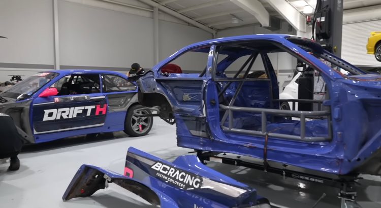 new vs old totaled chassis adam lz e36 rebuild