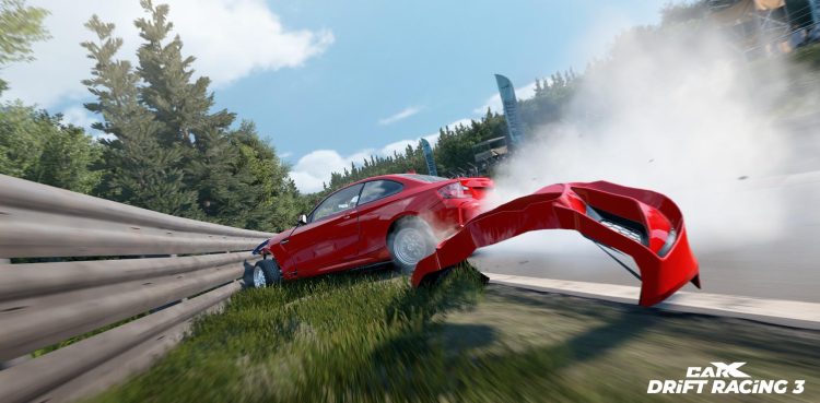 extreme damage red bmw carx drift racing 3 release date