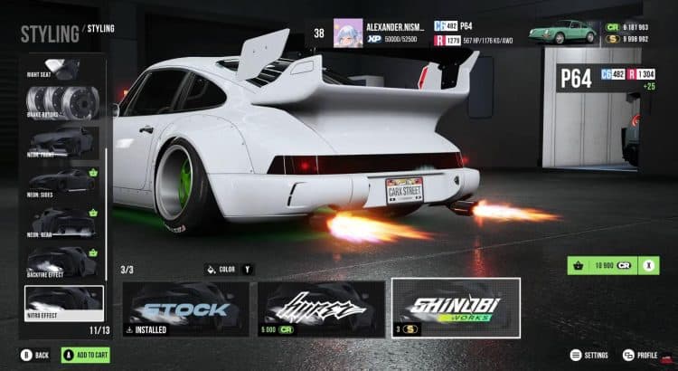  porsche 911 flame spitting rwb widebody carx street pc gameplay trailer 