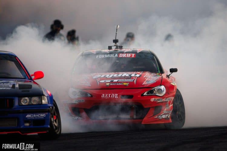 hiroya minowa toyota gt86 chase smoke cloud 2024 formula drift round 7 utah preview livestream