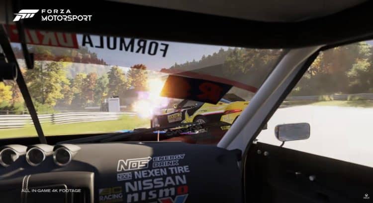 chris forsberg in car fredric aasbo chase forza motorsport drift mode