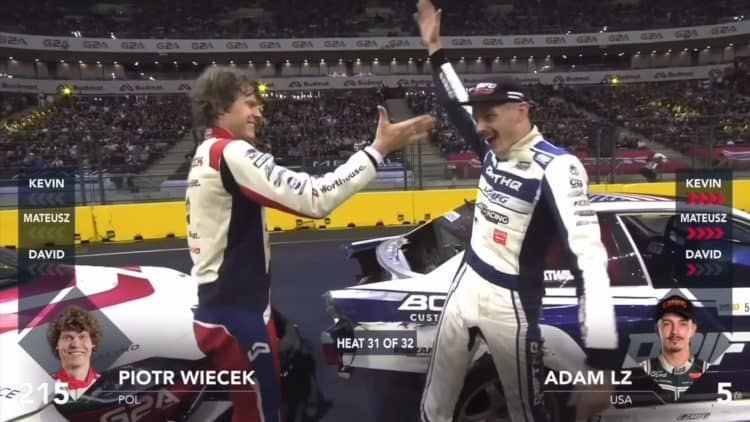 adam lz piotr weicek win celebration drift masters poland final