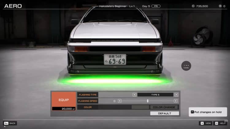 underglow neon lights tokyo xtreme racer