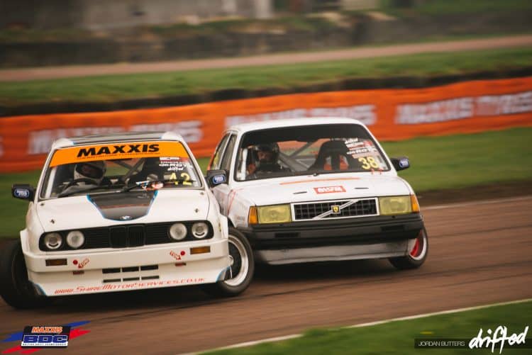 volvo bmw e30 drift battele