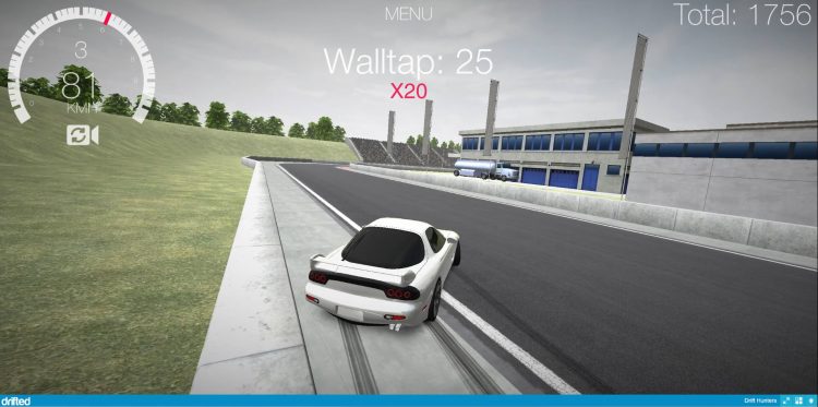 wall run mazda rx7 fd stadium track drift hunters